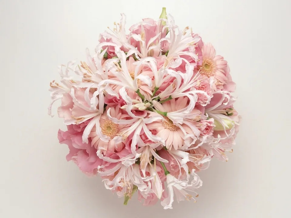 Free pink flower bouquet image